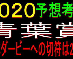 青葉賞2020キャッチ