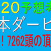 日本ダービー（東京優駿）2020競馬予想｜いざ！7262頭の頂点へ