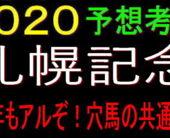 札幌記念2020キャッチ2